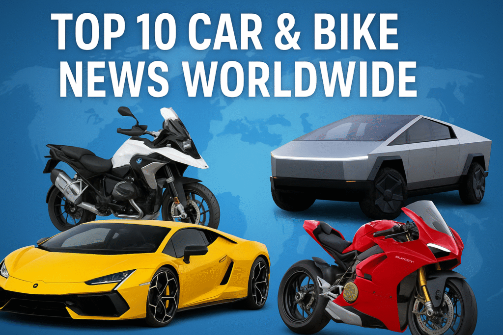Top 10 Car and Bike News Worldwide